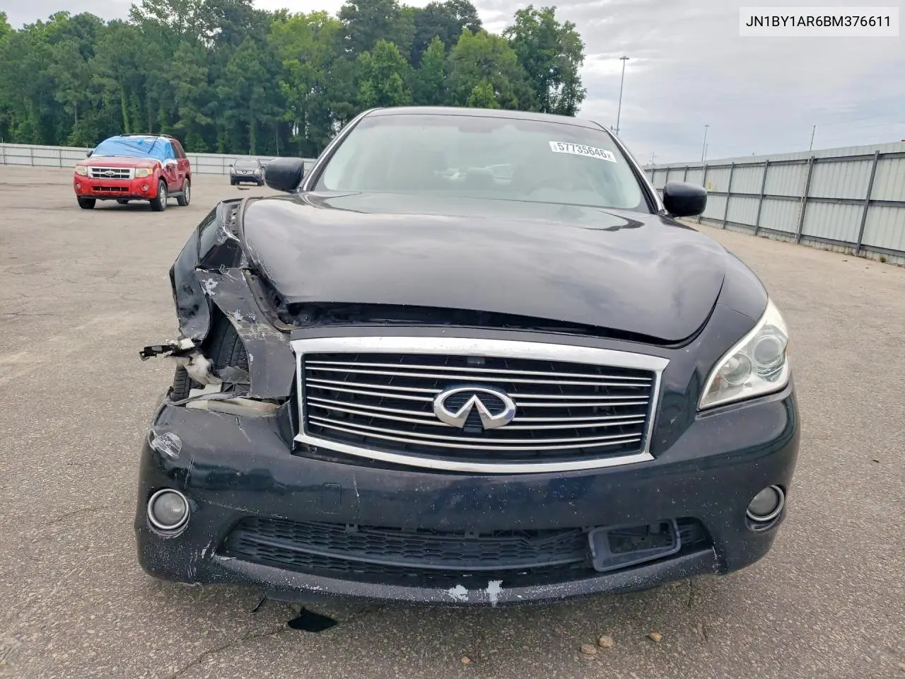 2011 Infiniti M37 X VIN: JN1BY1AR6BM376611 Lot: 57735646