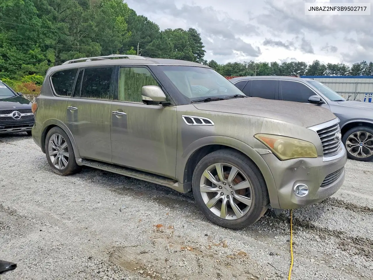 2011 Infiniti Qx56 Base VIN: JN8AZ2NF3B9502717 Lot: 57834556
