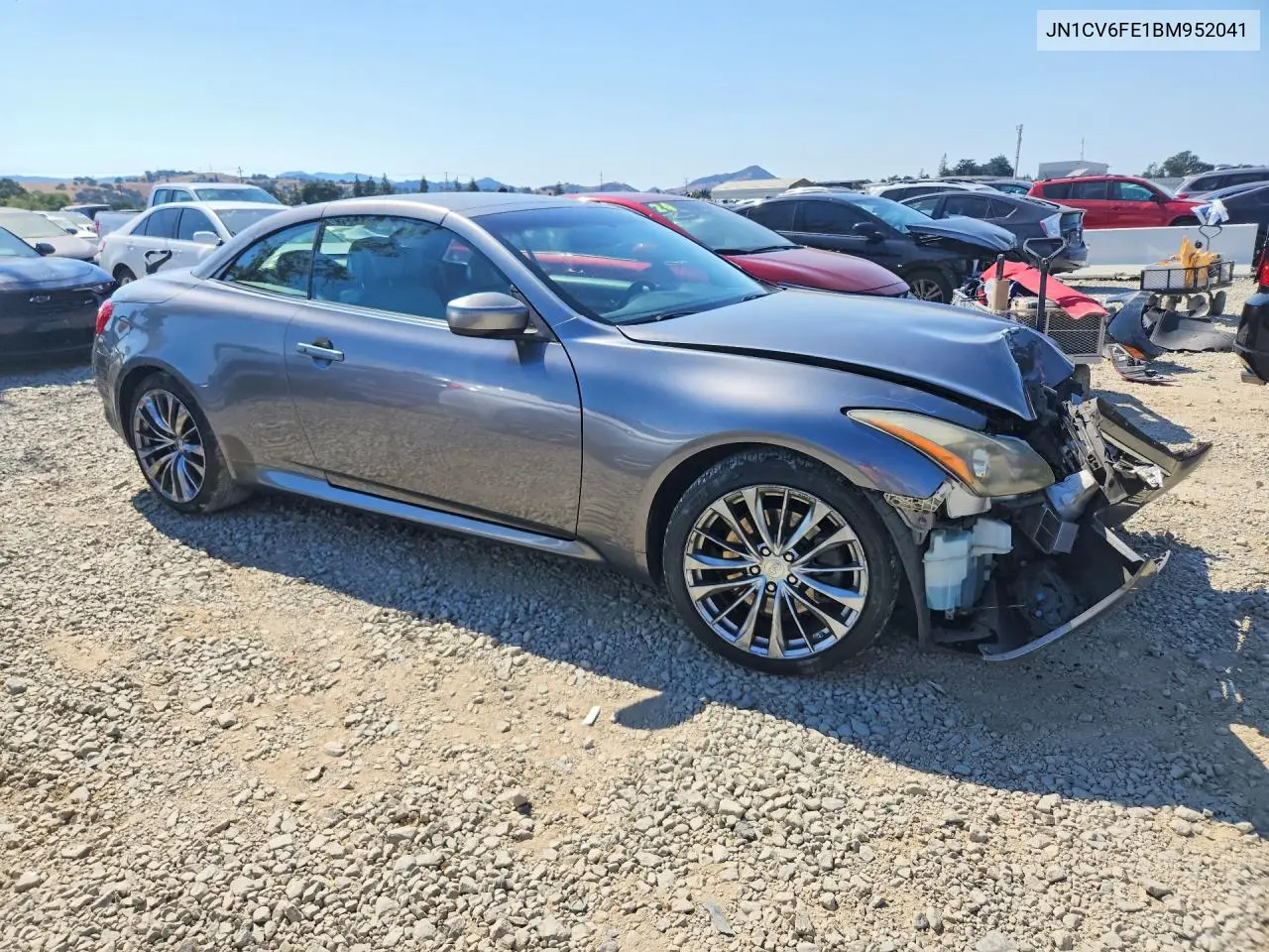 2011 Infiniti G37 Convertible Base VIN: JN1CV6FE1BM952041 Lot: 57899816
