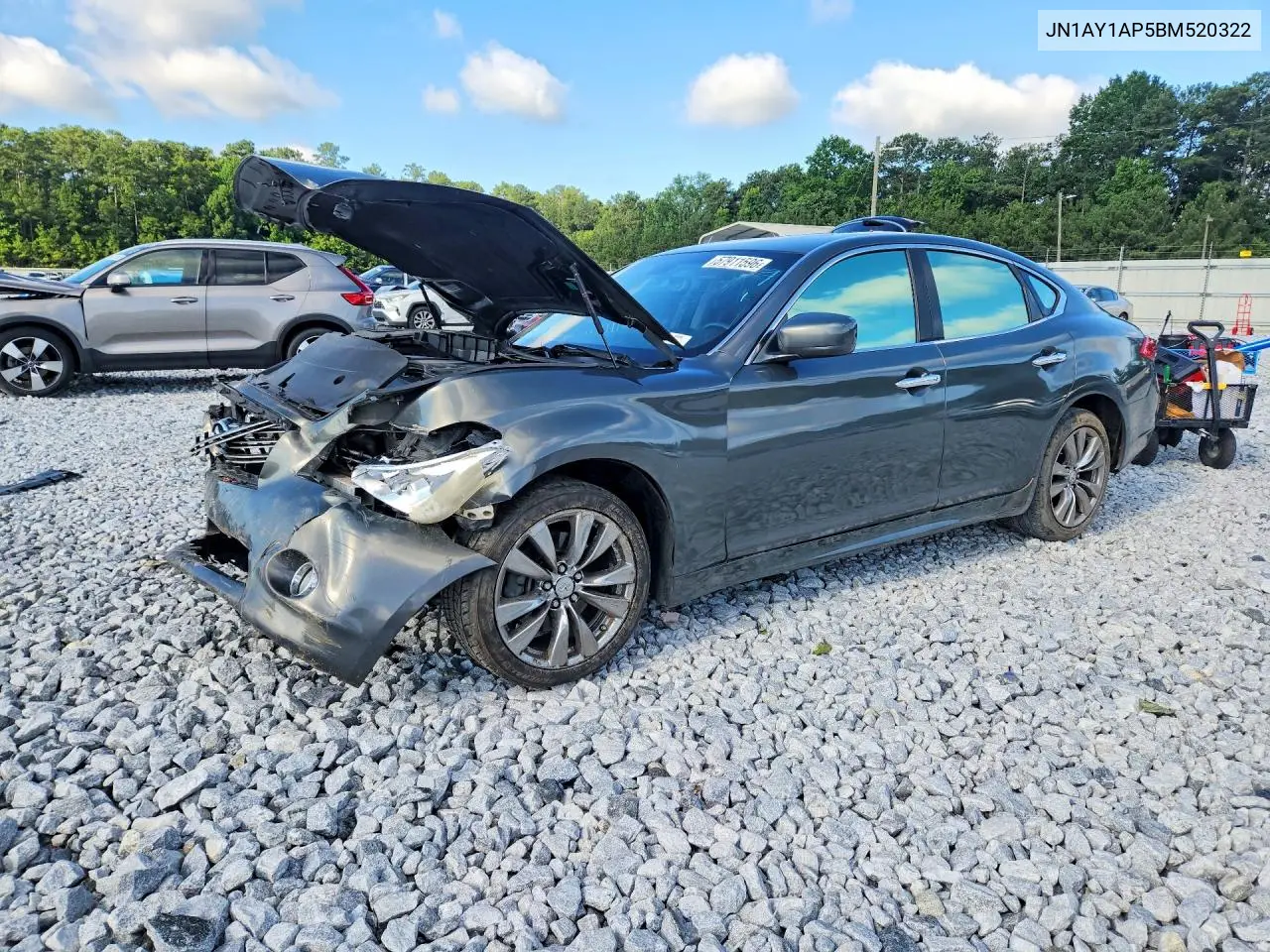 2011 Infiniti M56 Base VIN: JN1AY1AP5BM520322 Lot: 57911596