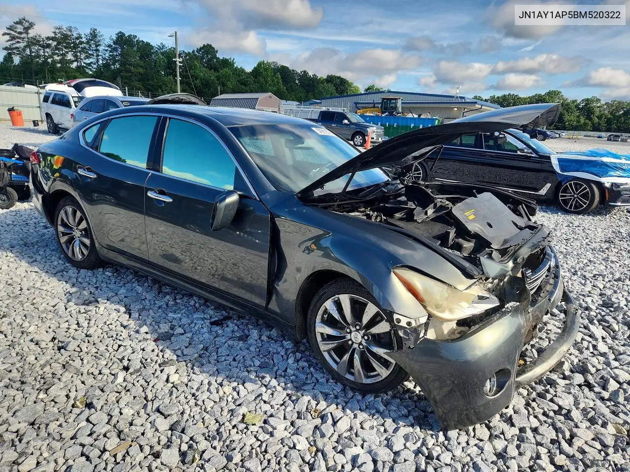 2011 Infiniti M56 Base VIN: JN1AY1AP5BM520322 Lot: 57911596