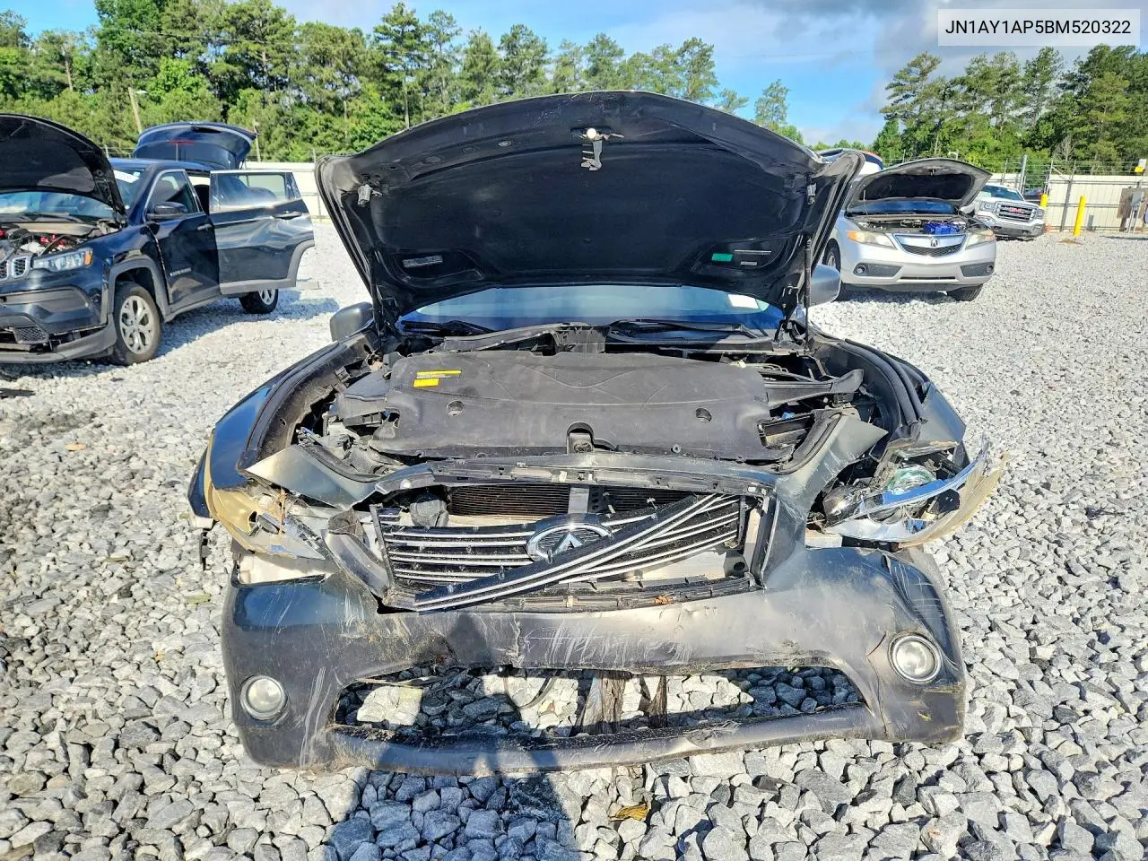 2011 Infiniti M56 Base VIN: JN1AY1AP5BM520322 Lot: 57911596
