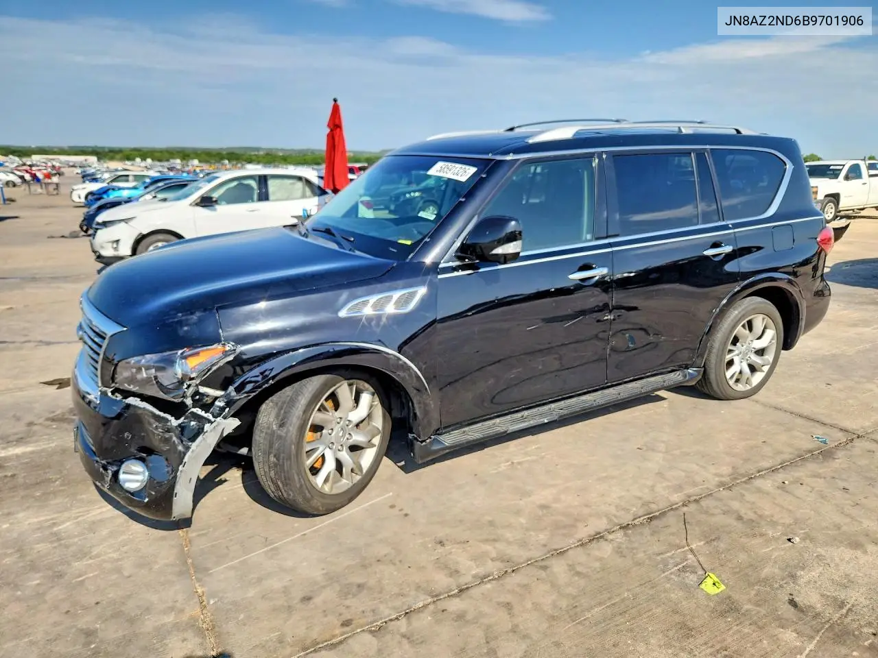 2011 Infiniti Qx56 Base VIN: JN8AZ2ND6B9701906 Lot: 58591326