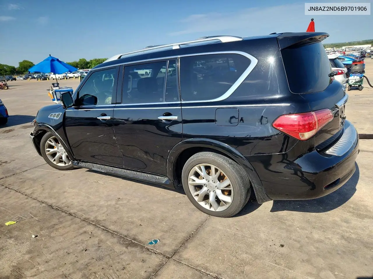 2011 Infiniti Qx56 Base VIN: JN8AZ2ND6B9701906 Lot: 58591326