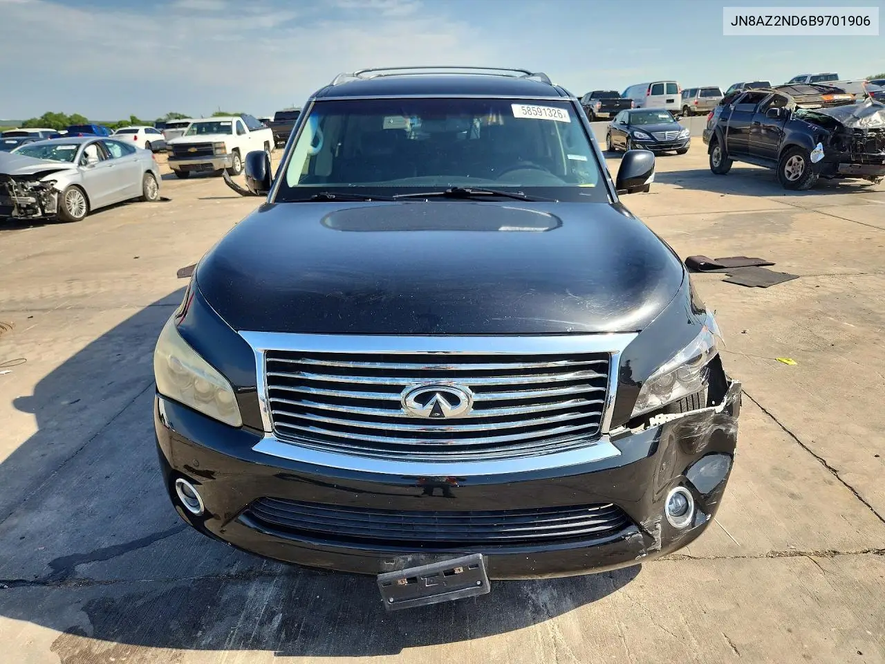 2011 Infiniti Qx56 Base VIN: JN8AZ2ND6B9701906 Lot: 58591326