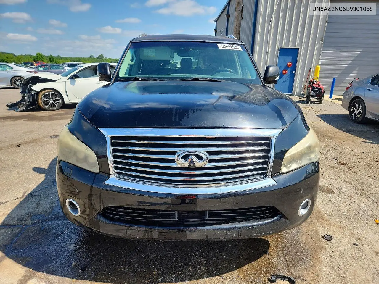 2011 Infiniti Qx56 Base VIN: JN8AZ2NC6B9301058 Lot: 58654036