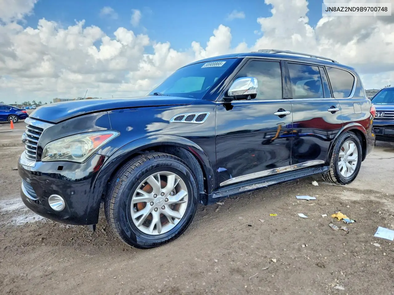 2011 Infiniti Qx56 Base VIN: JN8AZ2ND9B9700748 Lot: 58908866