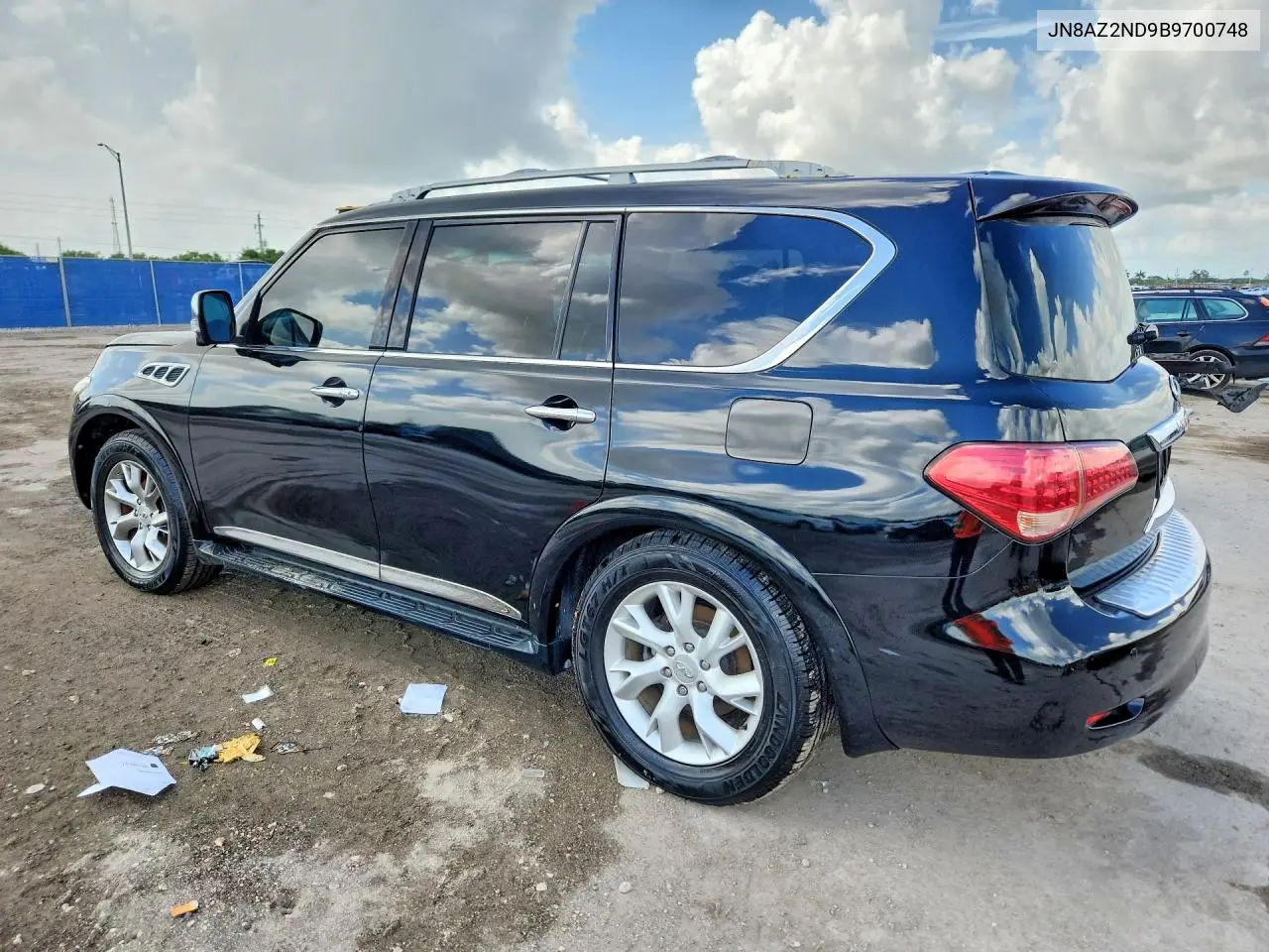 2011 Infiniti Qx56 Base VIN: JN8AZ2ND9B9700748 Lot: 58908866