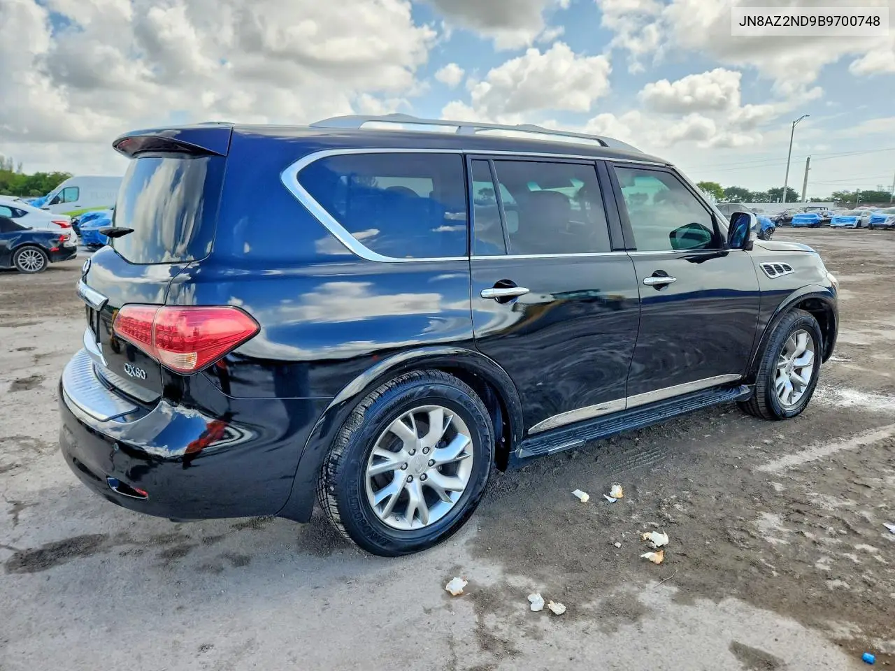2011 Infiniti Qx56 Base VIN: JN8AZ2ND9B9700748 Lot: 58908866