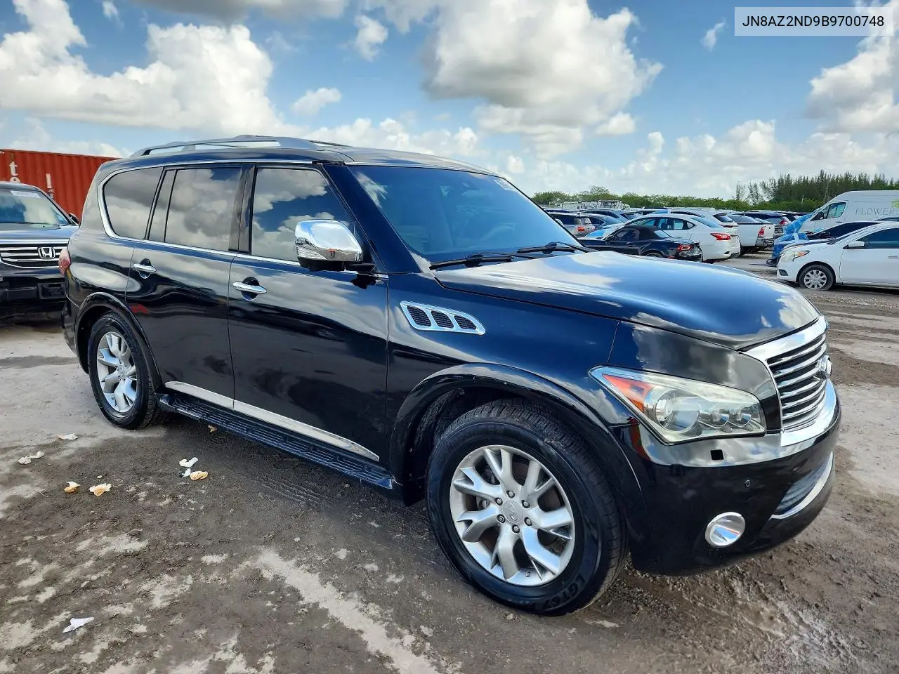 2011 Infiniti Qx56 Base VIN: JN8AZ2ND9B9700748 Lot: 58908866