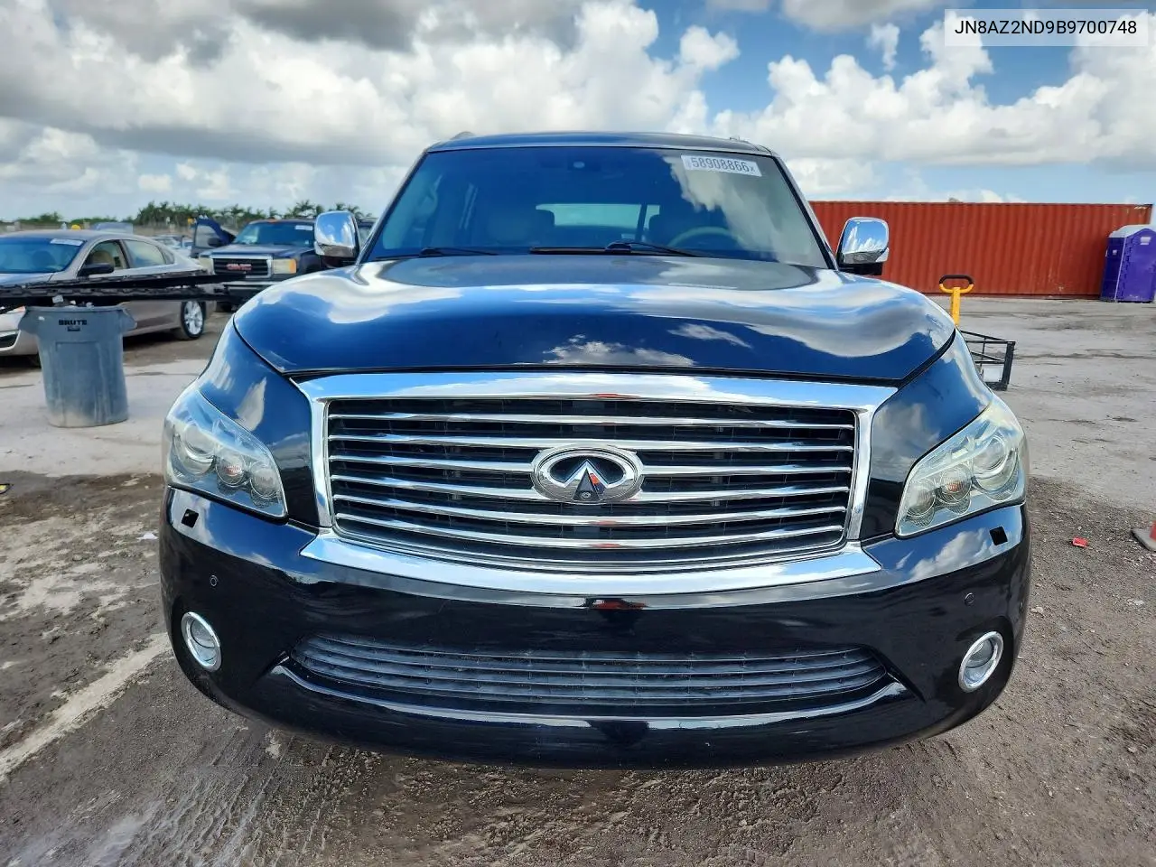 2011 Infiniti Qx56 Base VIN: JN8AZ2ND9B9700748 Lot: 58908866