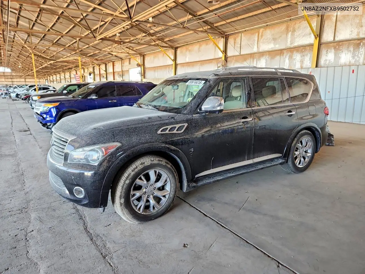 2011 Infiniti Qx56 VIN: JN8AZ2NFXB9502732 Lot: 59974416