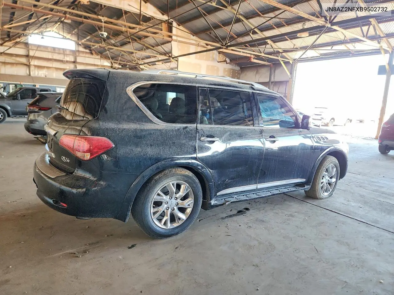 2011 Infiniti Qx56 VIN: JN8AZ2NFXB9502732 Lot: 59974416
