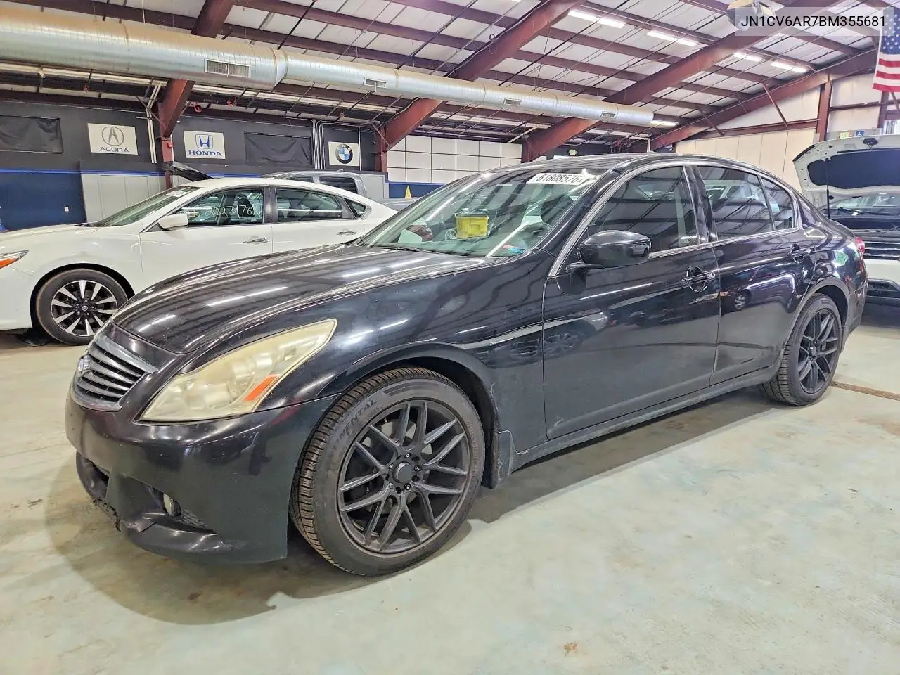 2011 Infiniti G37 Sedan X VIN: JN1CV6AR7BM355681 Lot: 61808576