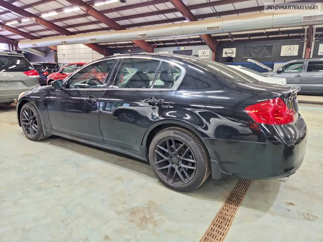 2011 Infiniti G37 Sedan X VIN: JN1CV6AR7BM355681 Lot: 61808576
