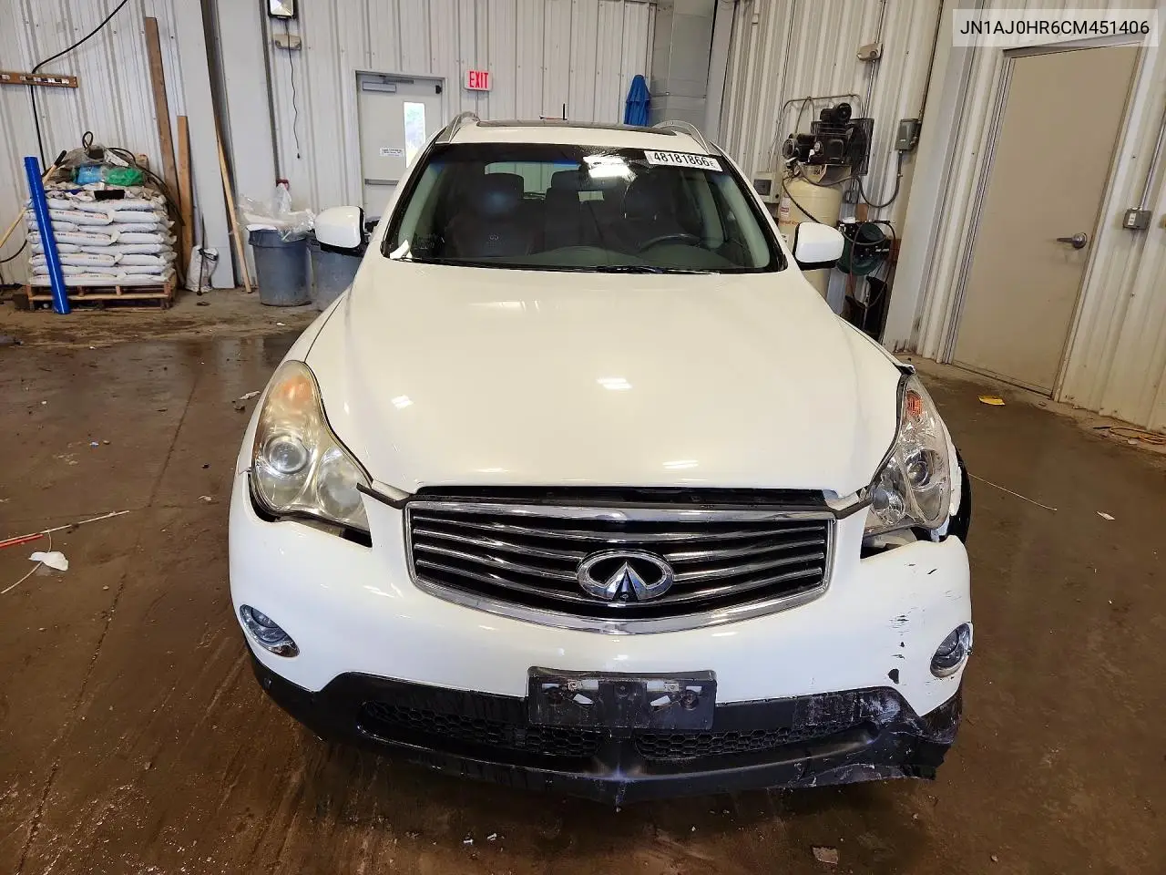 2012 Infiniti Ex35 Base VIN: JN1AJ0HR6CM451406 Lot: 48181866