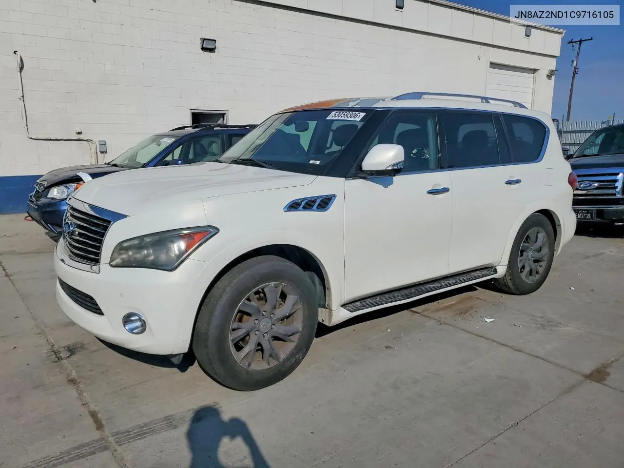 2012 Infiniti Qx56 Base VIN: JN8AZ2ND1C9716105 Lot: 53059306