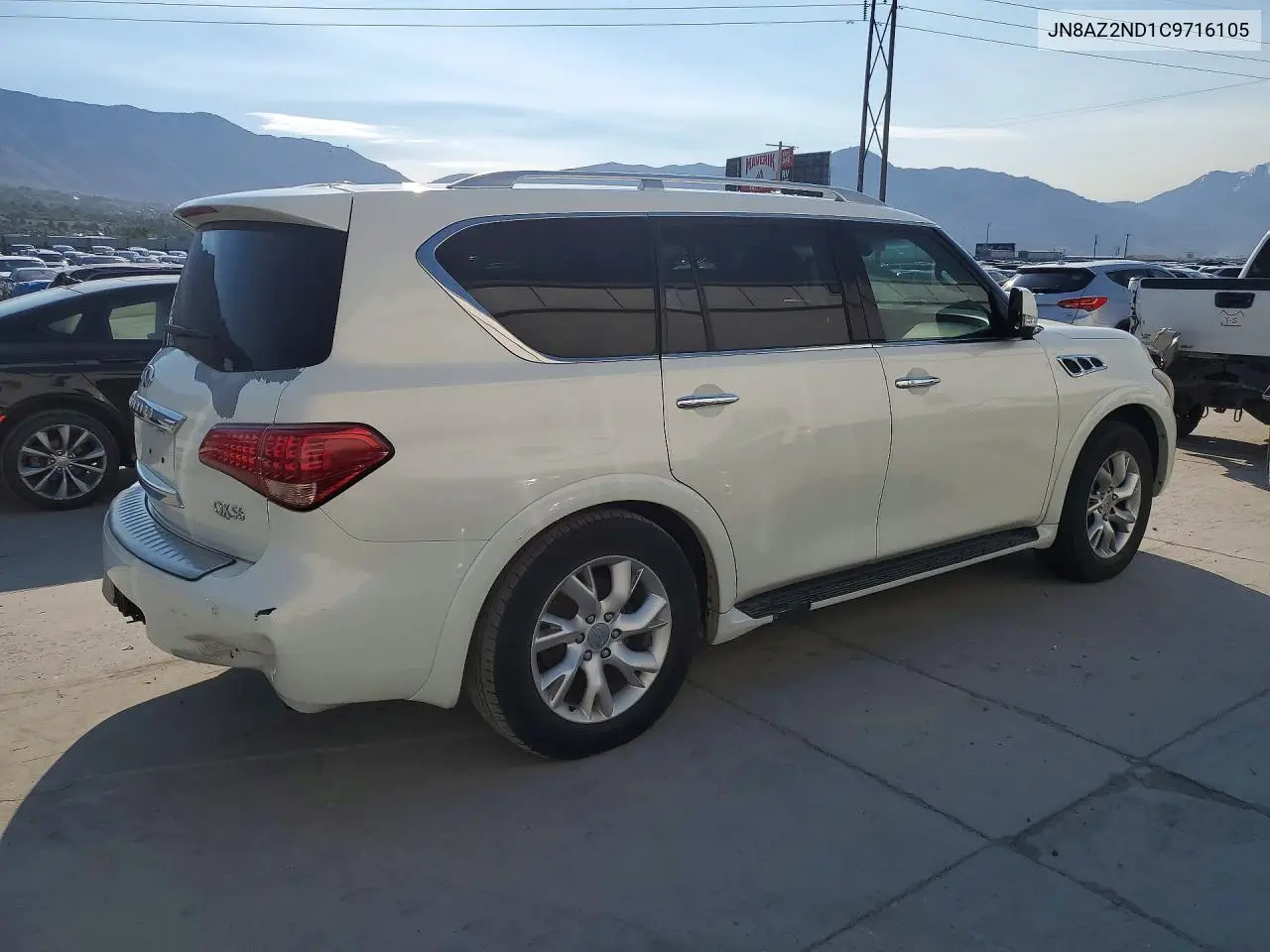 2012 Infiniti Qx56 Base VIN: JN8AZ2ND1C9716105 Lot: 53059306
