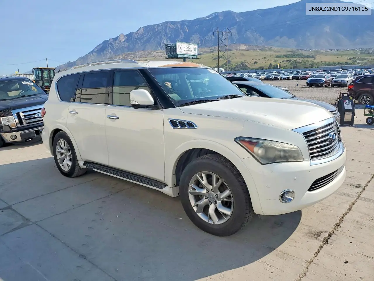 2012 Infiniti Qx56 Base VIN: JN8AZ2ND1C9716105 Lot: 53059306