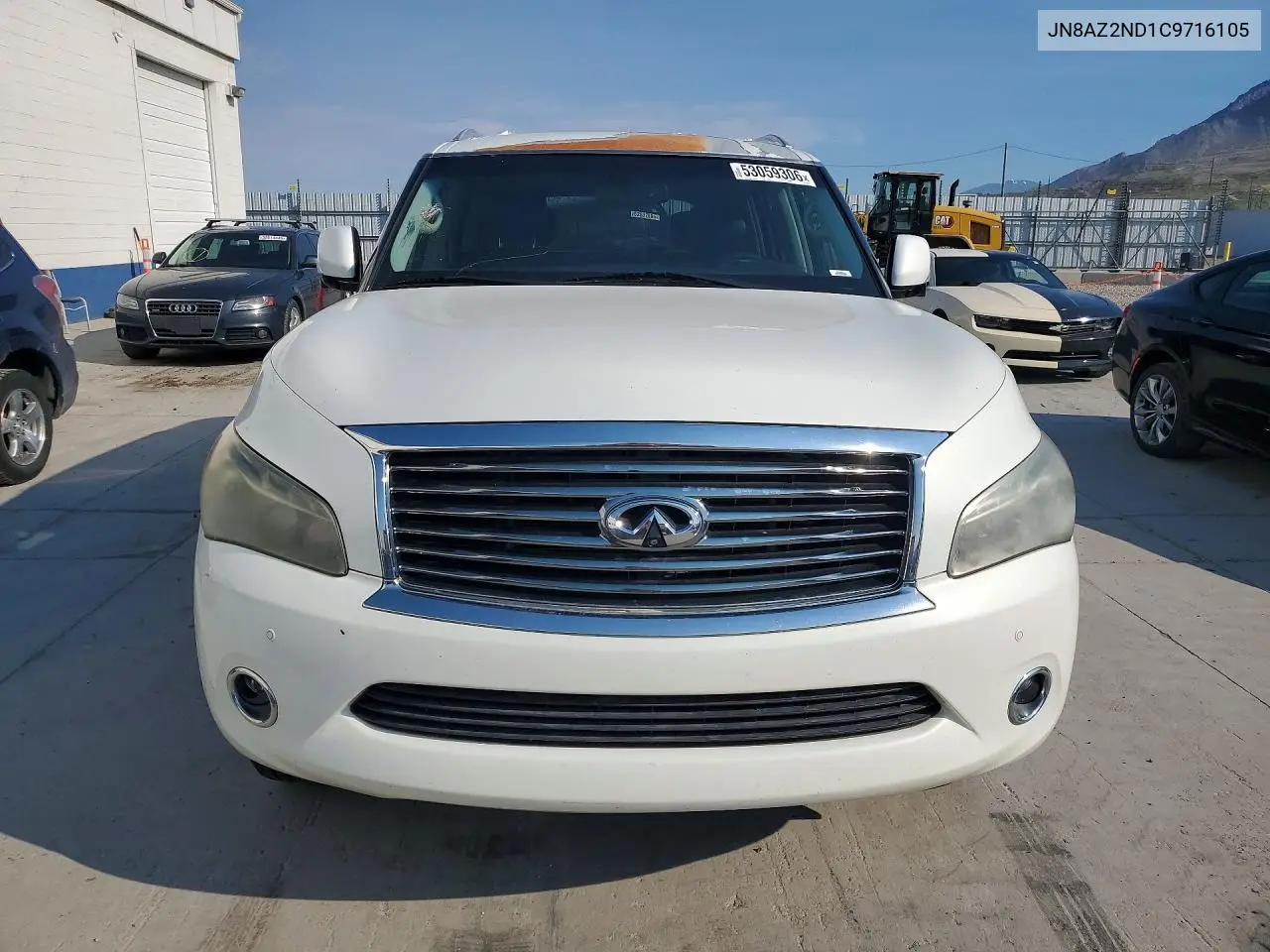 2012 Infiniti Qx56 Base VIN: JN8AZ2ND1C9716105 Lot: 53059306