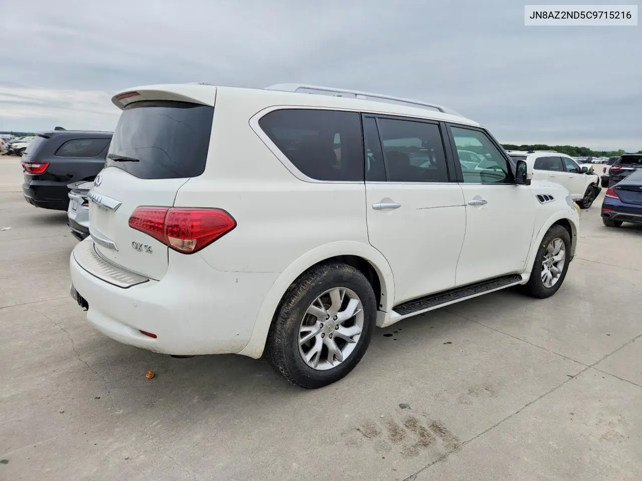 2012 Infiniti Qx56 Base VIN: JN8AZ2ND5C9715216 Lot: 53101386