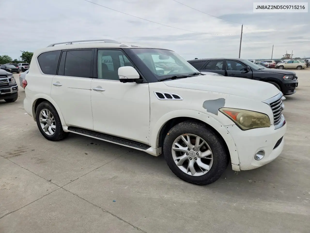 2012 Infiniti Qx56 Base VIN: JN8AZ2ND5C9715216 Lot: 53101386