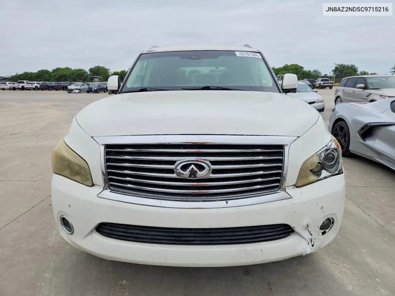 2012 Infiniti Qx56 Base VIN: JN8AZ2ND5C9715216 Lot: 53101386