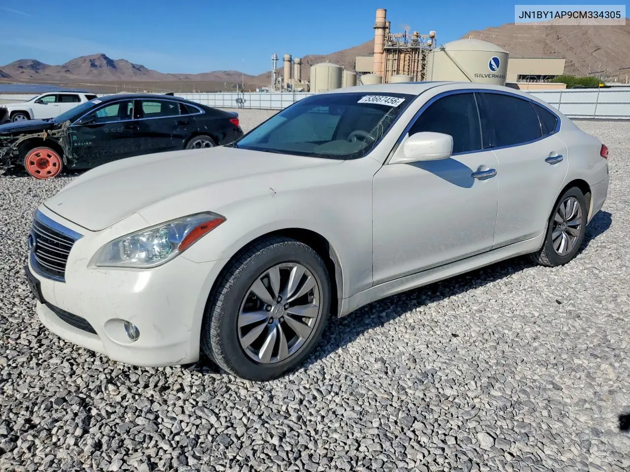 2012 Infiniti M37 VIN: JN1BY1AP9CM334305 Lot: 53667456