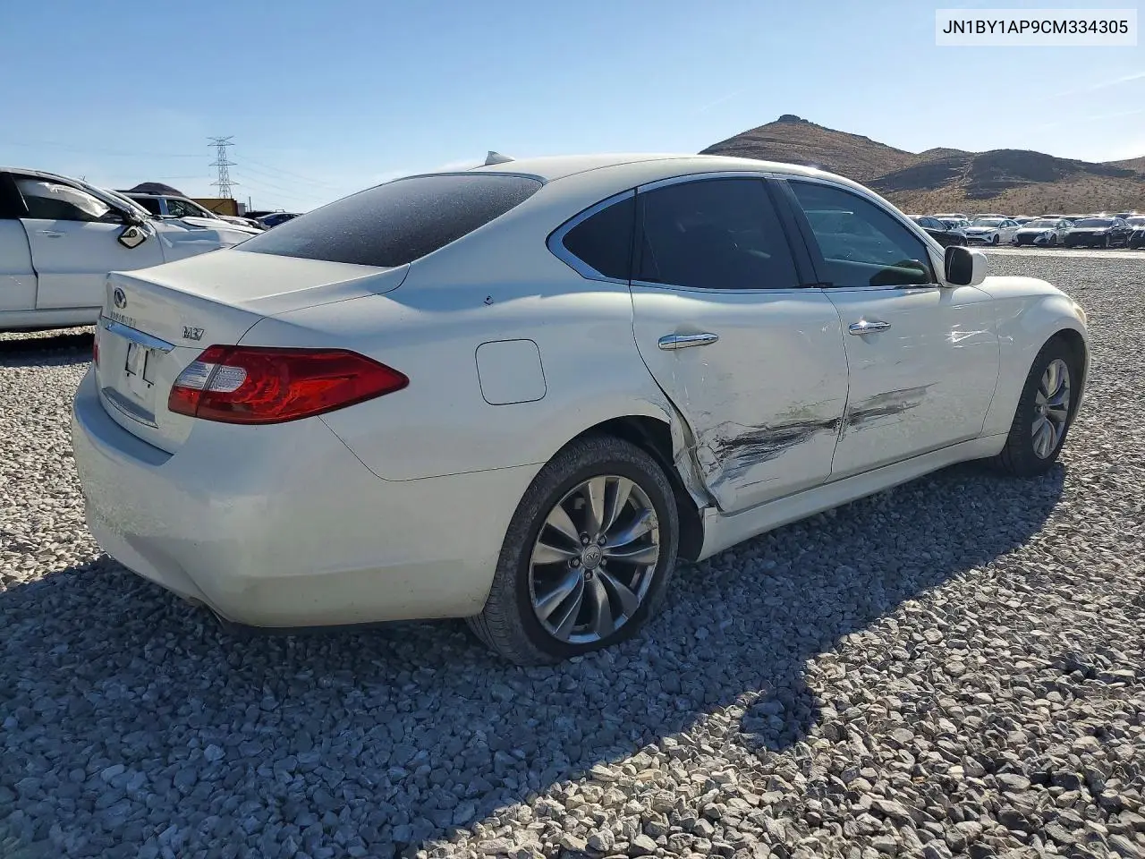 2012 Infiniti M37 VIN: JN1BY1AP9CM334305 Lot: 53667456