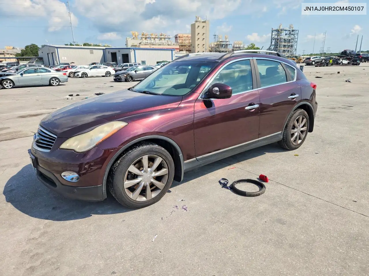 2012 Infiniti Ex35 Base VIN: JN1AJ0HR2CM450107 Lot: 53751186