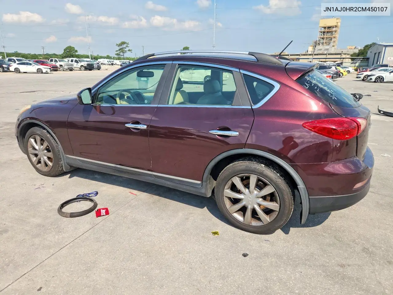 2012 Infiniti Ex35 Base VIN: JN1AJ0HR2CM450107 Lot: 53751186