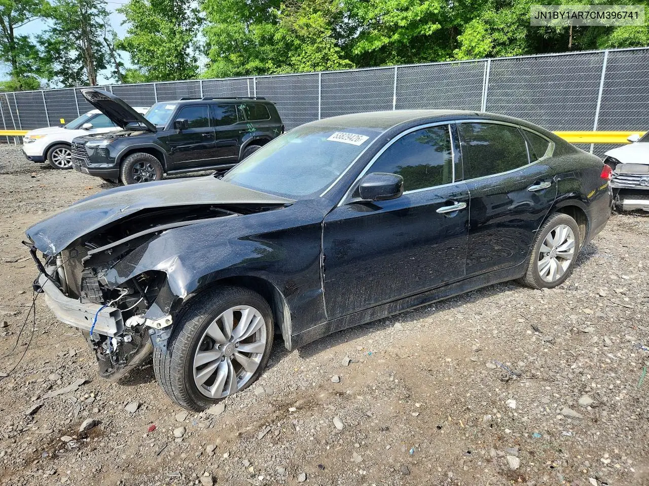 2012 Infiniti M37 X VIN: JN1BY1AR7CM396741 Lot: 53829426