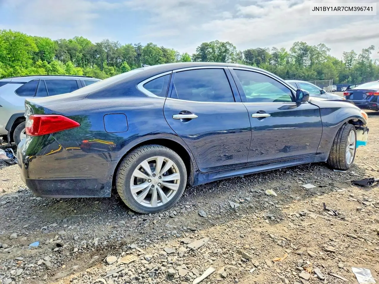 2012 Infiniti M37 X VIN: JN1BY1AR7CM396741 Lot: 53829426