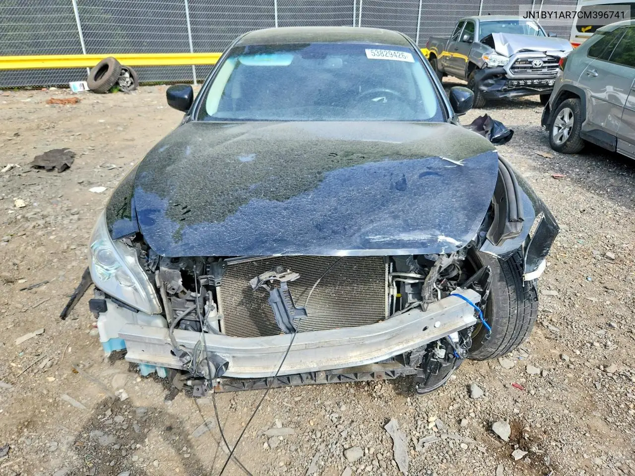 2012 Infiniti M37 X VIN: JN1BY1AR7CM396741 Lot: 53829426