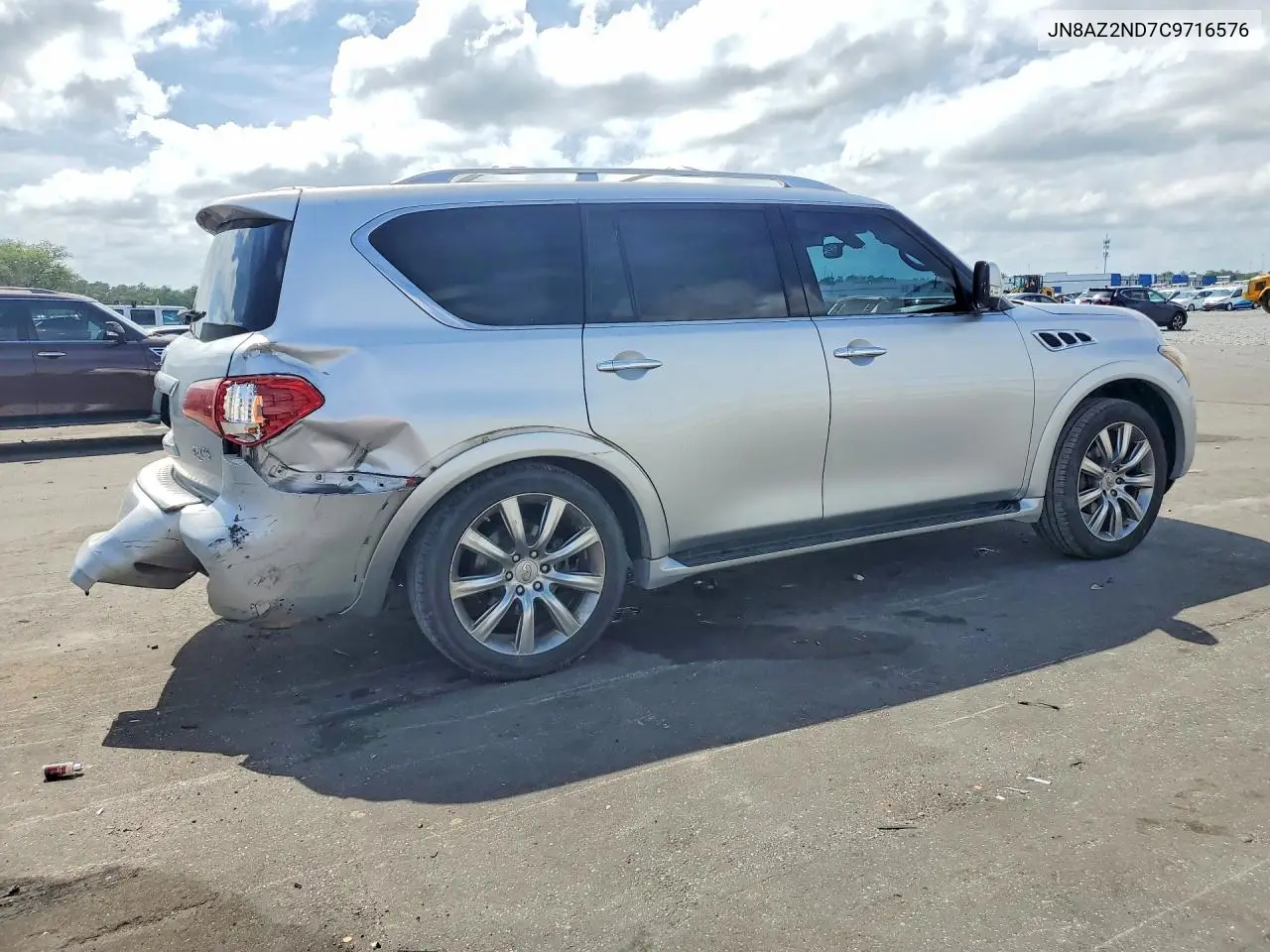 2012 Infiniti Qx56 Base VIN: JN8AZ2ND7C9716576 Lot: 54042836
