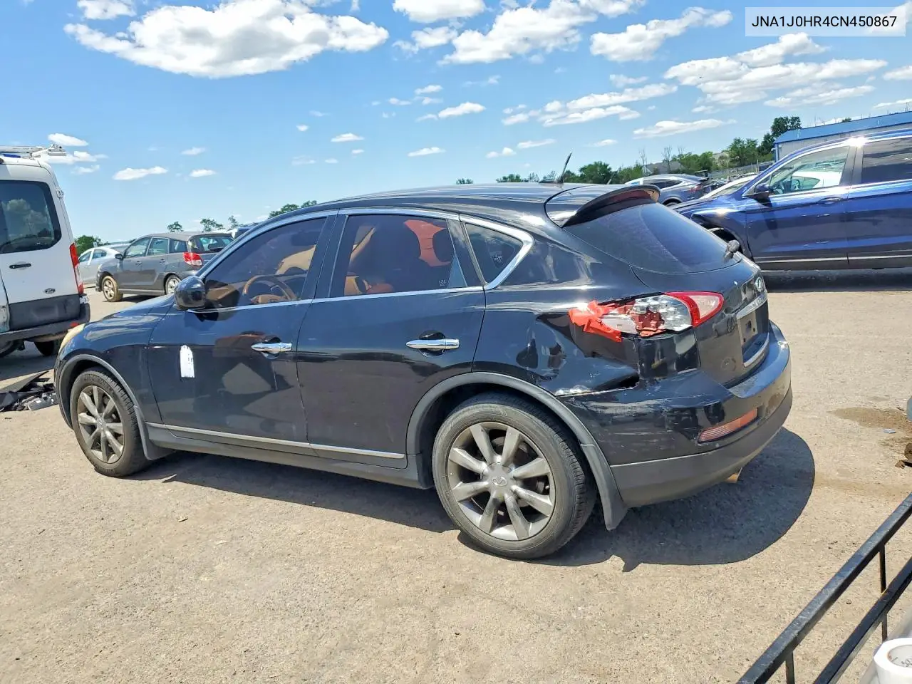 2012 Infiniti Ex35 VIN: JNA1J0HR4CN450867 Lot: 55150496