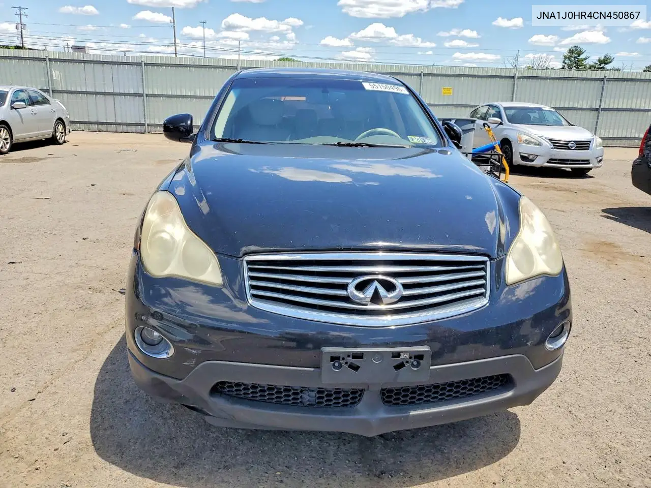 2012 Infiniti Ex35 VIN: JNA1J0HR4CN450867 Lot: 55150496