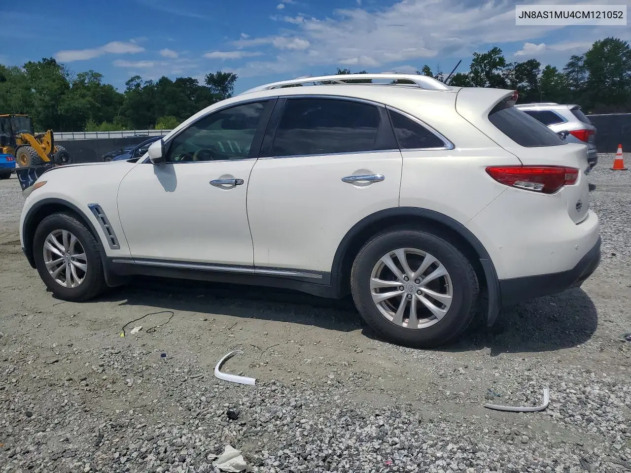 2012 Infiniti Fx35 Base VIN: JN8AS1MU4CM121052 Lot: 55549276