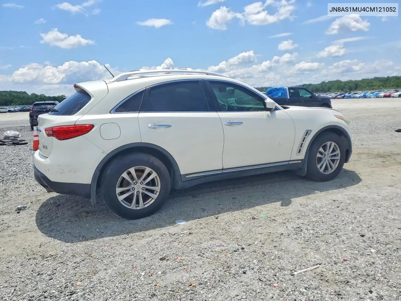 2012 Infiniti Fx35 Base VIN: JN8AS1MU4CM121052 Lot: 55549276