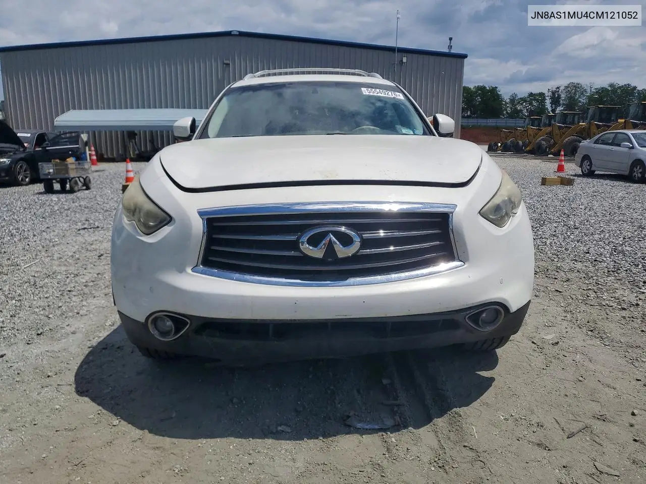 2012 Infiniti Fx35 Base VIN: JN8AS1MU4CM121052 Lot: 55549276