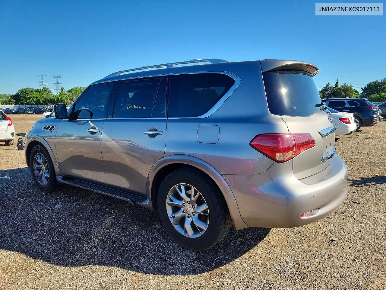 2012 Infiniti Qx56 Base VIN: JN8AZ2NEXC9017113 Lot: 56647136