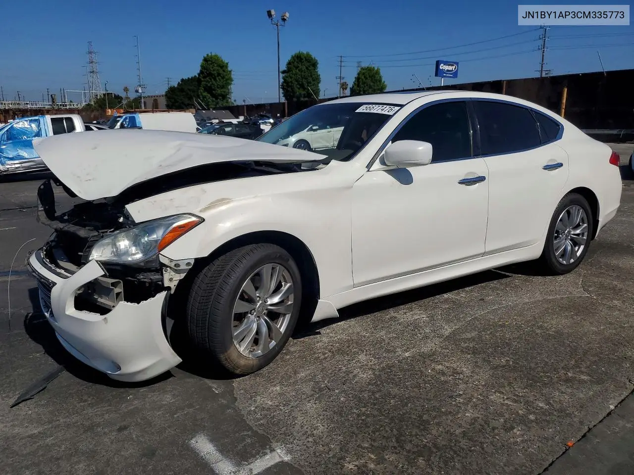 2012 Infiniti M37 Base VIN: JN1BY1AP3CM335773 Lot: 56677476
