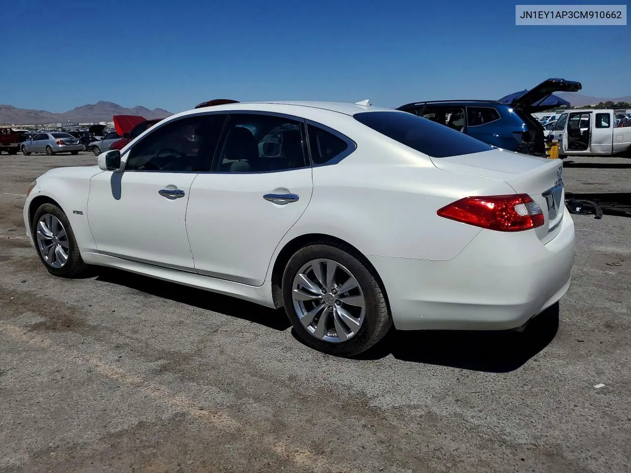 2012 Infiniti M35H Base VIN: JN1EY1AP3CM910662 Lot: 56718616