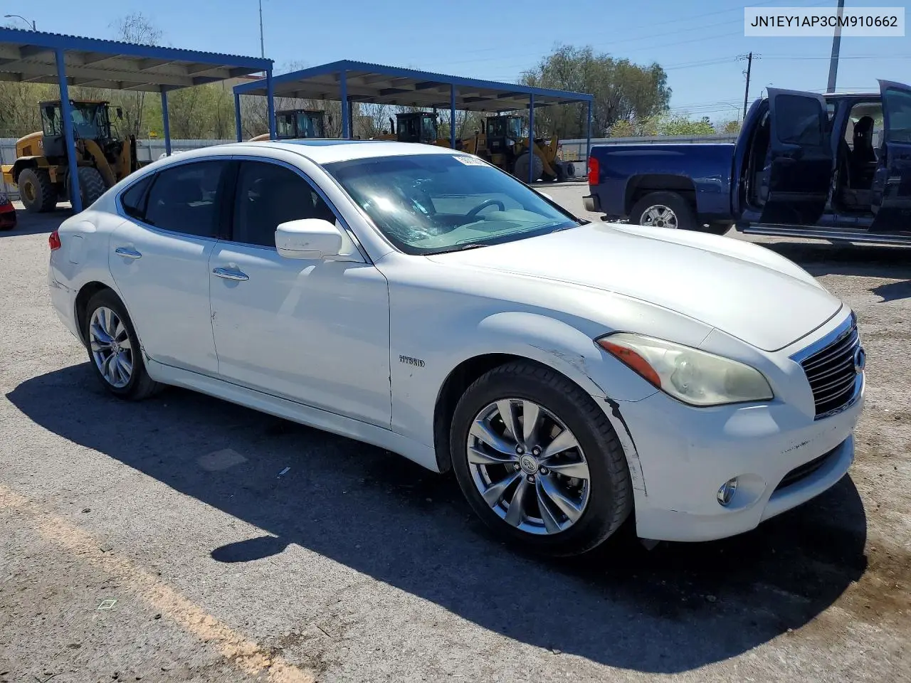 2012 Infiniti M35H Base VIN: JN1EY1AP3CM910662 Lot: 56718616