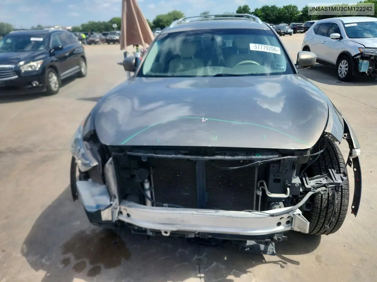 2012 Infiniti Fx35 Base VIN: JN8AS1MU3CM122242 Lot: 57779206