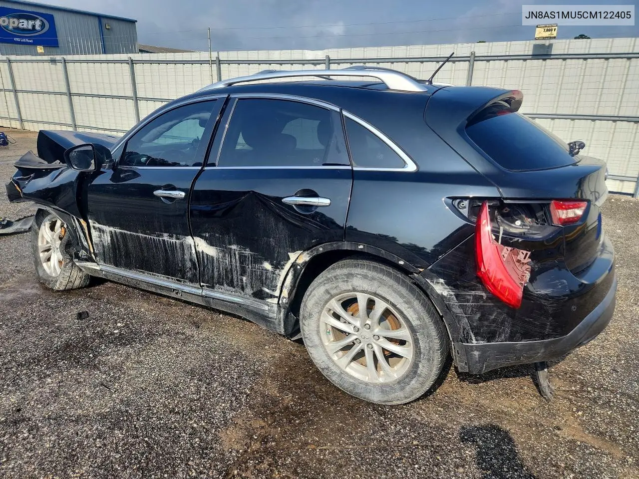 2012 Infiniti Fx35 Base VIN: JN8AS1MU5CM122405 Lot: 57961216