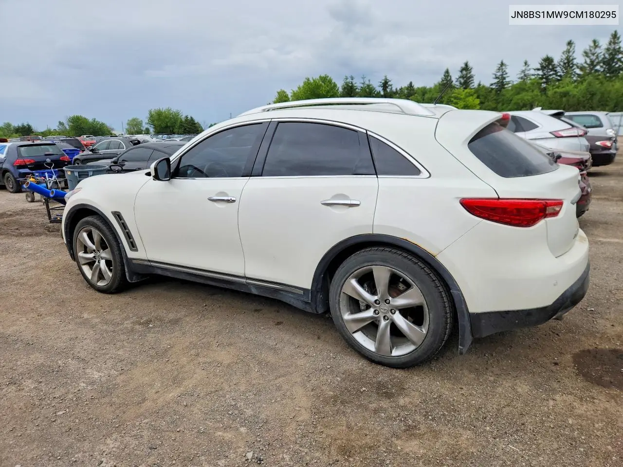 2012 Infiniti Fx50 Base VIN: JN8BS1MW9CM180295 Lot: 58075406