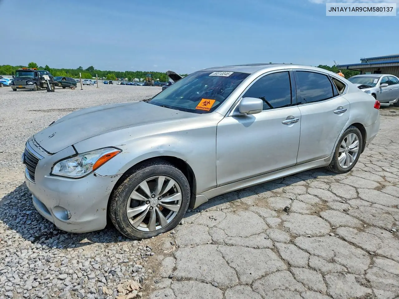 2012 Infiniti M56 X VIN: JN1AY1AR9CM580137 Lot: 58310046