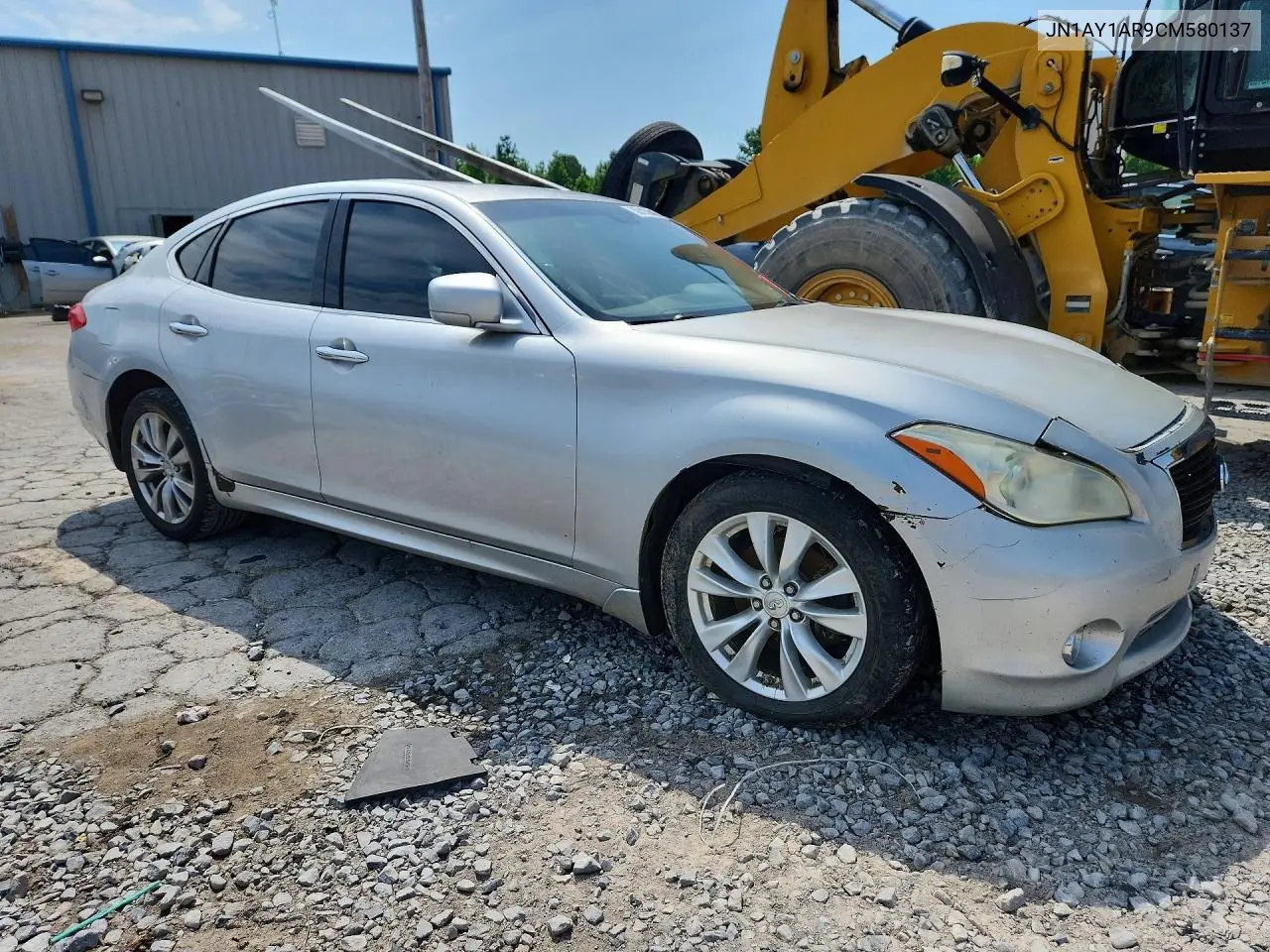 2012 Infiniti M56 X VIN: JN1AY1AR9CM580137 Lot: 58310046
