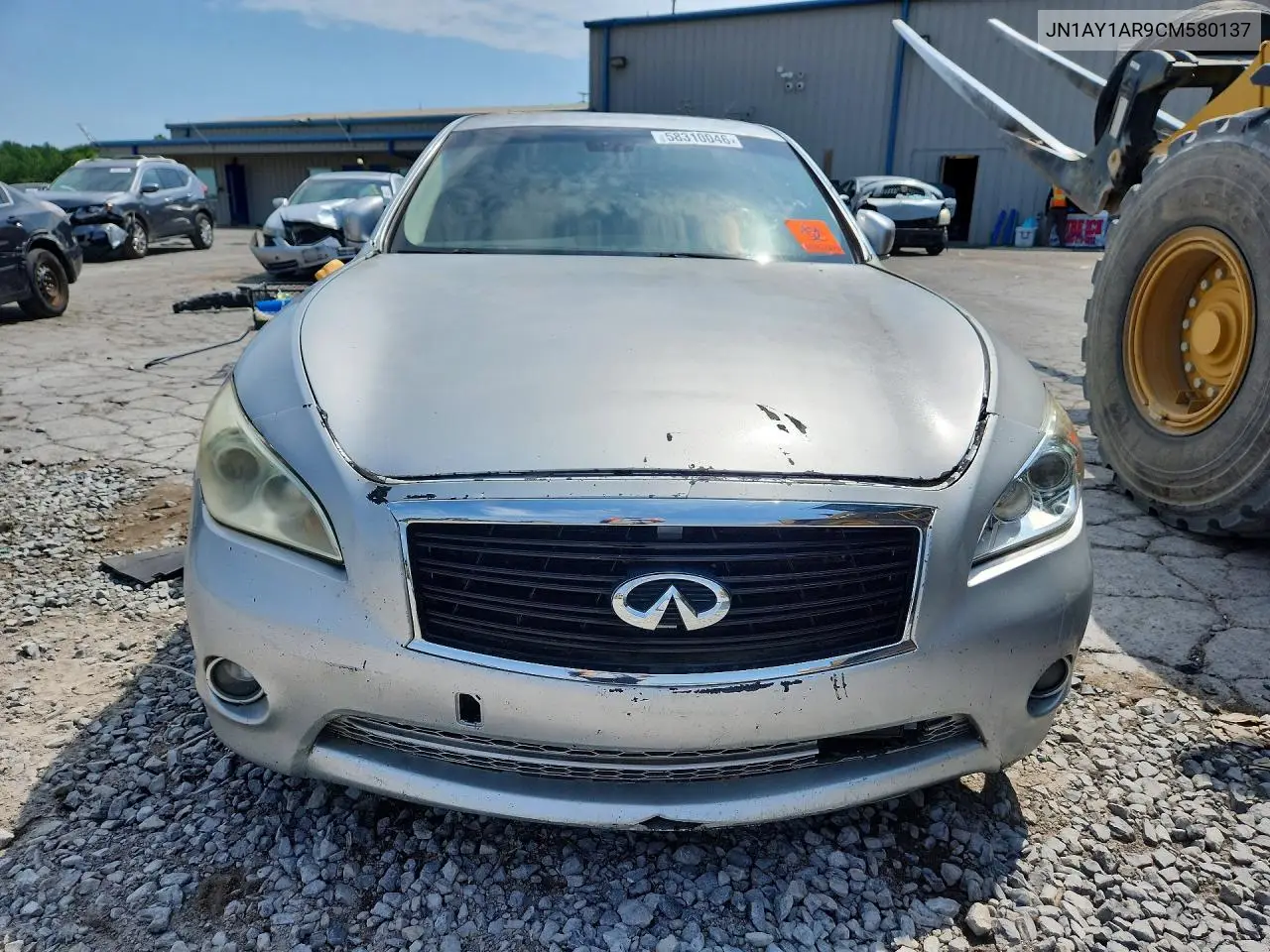 2012 Infiniti M56 X VIN: JN1AY1AR9CM580137 Lot: 58310046